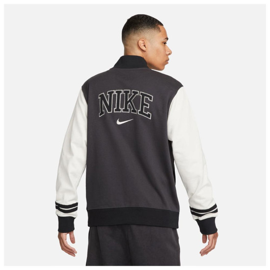 Nike Ανδρική ζακέτα Sportswear Retro FLC Varsity JKT BB Nike Ανδρική ζακέτα Sportswear Retro FLC Varsity JKT BB